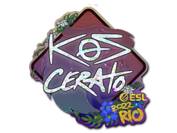 Item Sticker | KSCERATO (Glitter) | Rio 2022