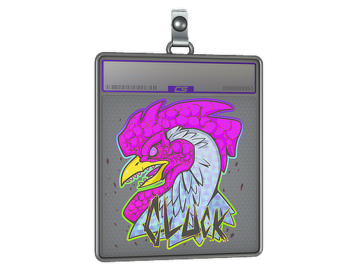 Item Sticker Slab | Cluck (Holo)