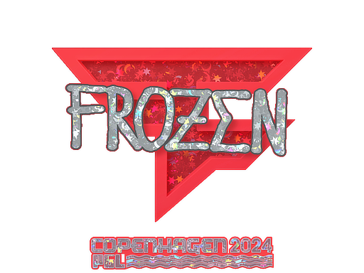 Item Sticker | frozen (Glitter) | Copenhagen 2024