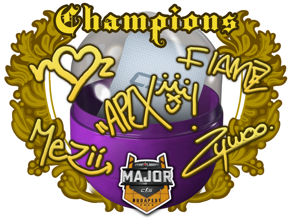 Item Budapest 2025 Champions Autograph Capsule