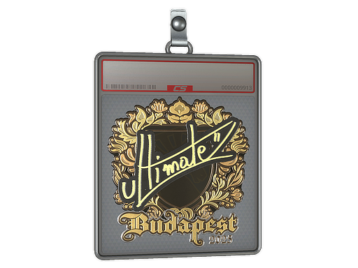 Item Sticker Slab | ultimate (Gold) | Budapest 2025