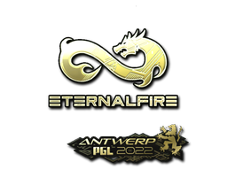 Item Sticker | Eternal Fire (Gold) | Antwerp 2022