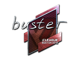 Item Sticker | buster (Foil) | Boston 2018