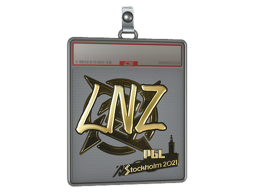 Item Sticker Slab | LNZ (Gold) | Stockholm 2021