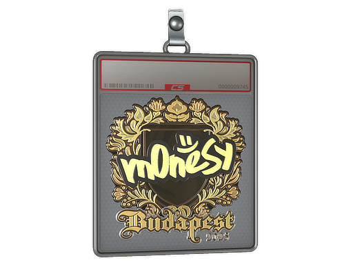 Item Sticker Slab | m0NESY (Gold) | Budapest 2025