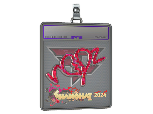 Item Sticker Slab | ropz (Glitter) | Shanghai 2024