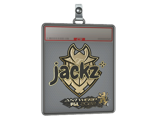 Item Sticker Slab | JaCkz (Gold) | Antwerp 2022