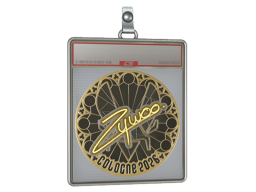 Item Sticker Slab | ZywOo (Gold) | Cologne 2026