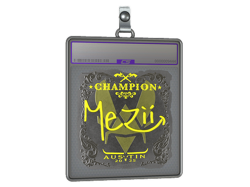 Item Sticker Slab | mezii (Foil, Champion) | Austin 2025