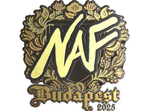 Item Sticker | NAF (Gold) | Budapest 2025