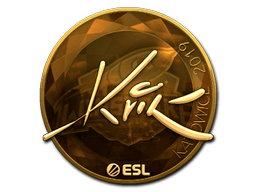 Item Sticker | Kvik (Gold) | Katowice 2019