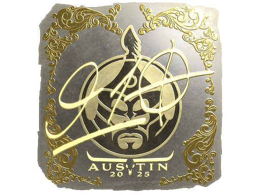Item Sticker | 910 (Gold) | Austin 2025