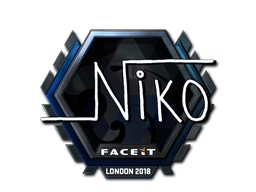 Item Sticker | niko (Foil)  | London 2018