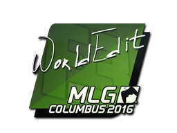 Item Sticker | WorldEdit | MLG Columbus 2016