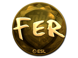 Item Sticker | fer (Gold) | Katowice 2019