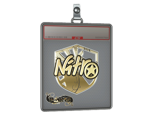Item Sticker Slab | nitr0 (Gold) | Paris 2023