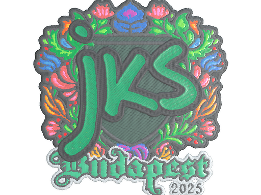 Item Sticker | jks (Embroidered) | Budapest 2025