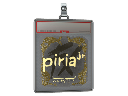 Item Sticker Slab | piriajr (Gold) | Austin 2025