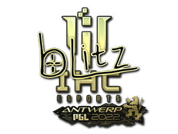 Item Sticker | bLitz (Gold) | Antwerp 2022