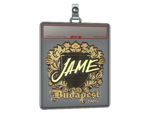 Item Sticker Slab | Jame (Gold) | Budapest 2025