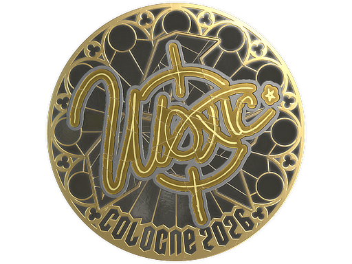 Item Sticker | woxic (Gold) | Cologne 2026