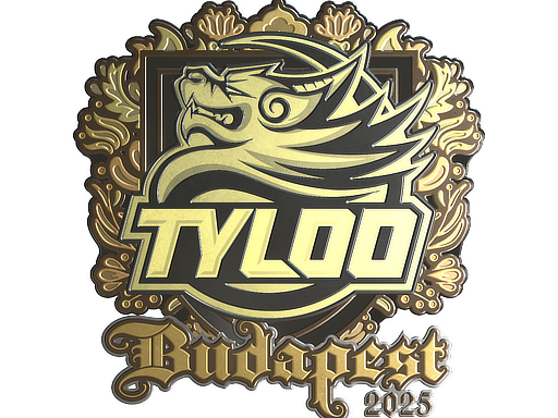 Item Sticker | TYLOO (Gold) | Budapest 2025