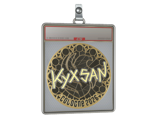 Item Sticker Slab | kyxsan (Gold) | Cologne 2026