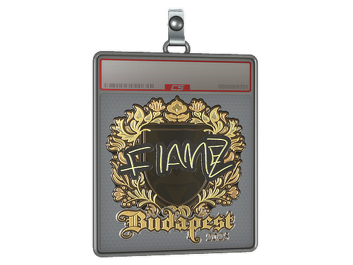 Item Sticker Slab | FlameZ (Gold) | Budapest 2025