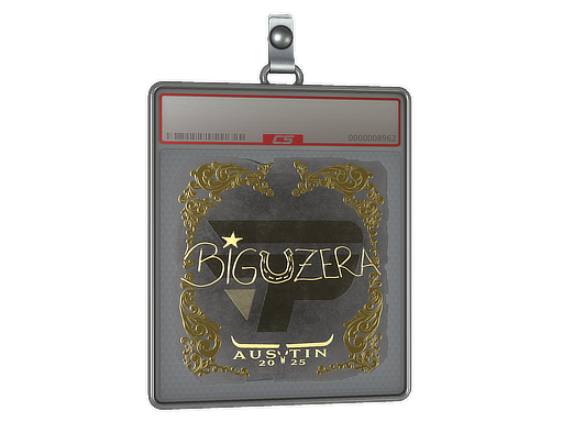 Item Sticker Slab | biguzera (Gold) | Austin 2025