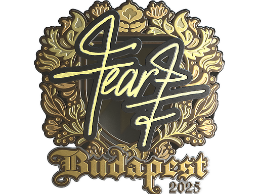 Item Sticker | fEAR (Gold) | Budapest 2025