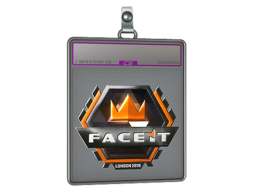 Item Sticker Slab | FACEIT (Foil) | London 2018