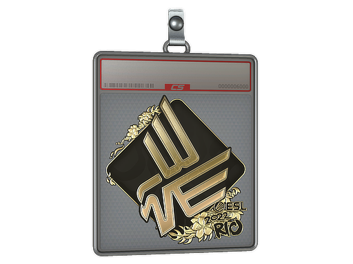 Item Sticker Slab | Bad News Eagles (Gold) | Rio 2022