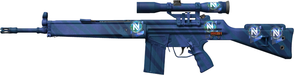 Item G3SG1 | Azure Zebra