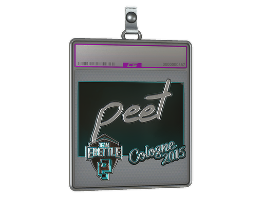 Item Sticker Slab | peet (Foil) | Cologne 2015