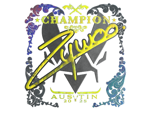 Item Sticker | ZywOo (Holo, Champion) | Austin 2025