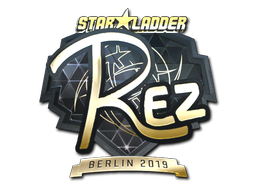 Item Sticker | REZ (Gold) | Berlin 2019
