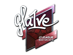 Item Sticker | gla1ve (Foil) | Boston 2018