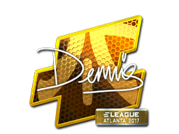 Item Sticker | dennis (Foil) | Atlanta 2017