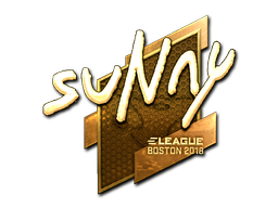 Item Sticker | suNny (Gold) | Boston 2018