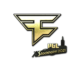 Item Sticker | FaZe Clan (Gold) | Stockholm 2021