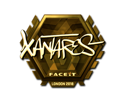 Item Sticker | XANTARES (Gold) | London 2018