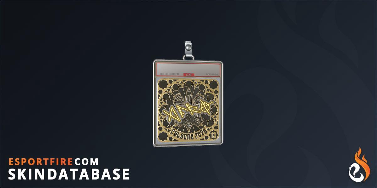 Sticker Slab | afro (Gold, Ranked) | Cologne 2026 - EsportFire.com