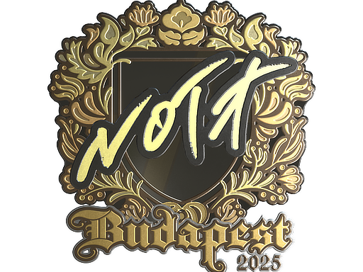 Item Sticker | nota (Gold) | Budapest 2025