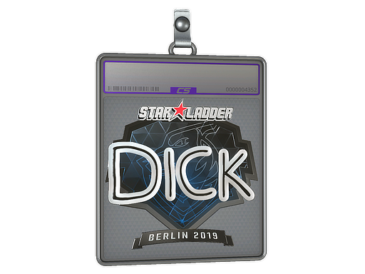 Item Sticker Slab | DickStacy (Foil) | Berlin 2019