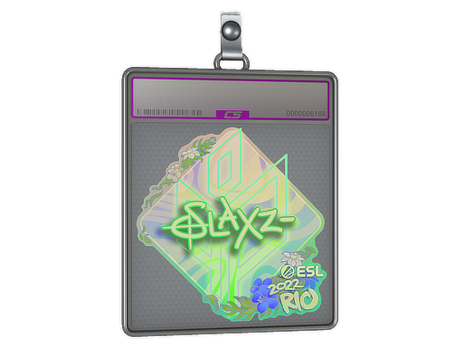 Item Sticker Slab | slaxz- (Holo) | Rio 2022