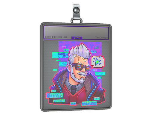 Item Sticker Slab | Cyber Romanov (Holo)