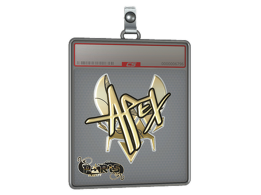 Item Sticker Slab | apEX (Gold) | Paris 2023