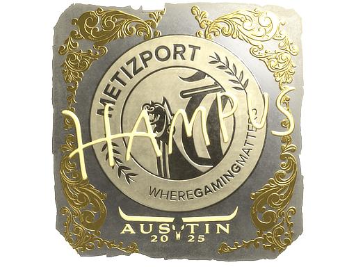 Item Sticker | hampus (Gold) | Austin 2025