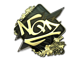 Item Sticker | NQZ (Gold) | Rio 2022
