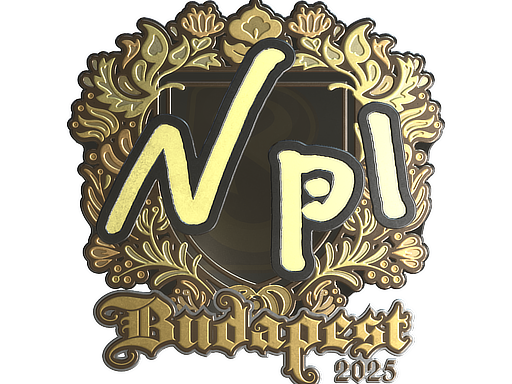 Item Sticker | npl (Gold) | Budapest 2025